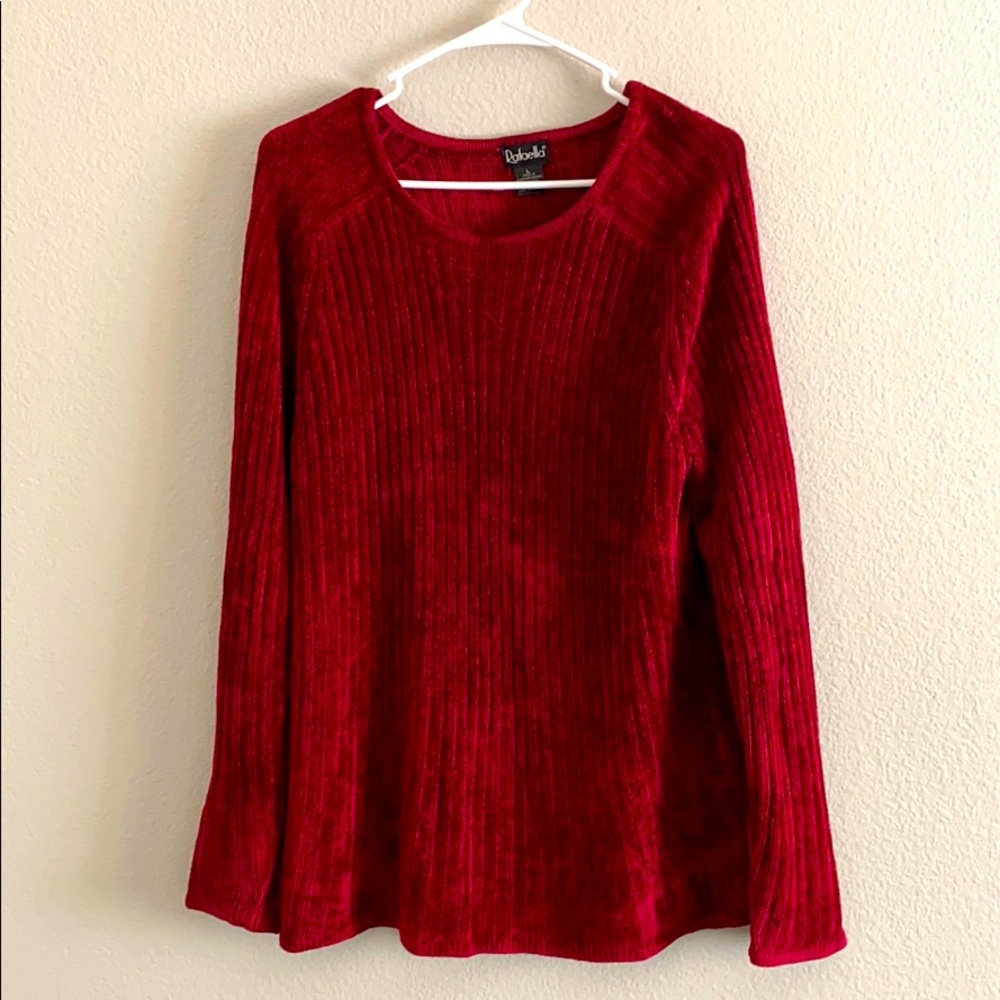 Red sweater